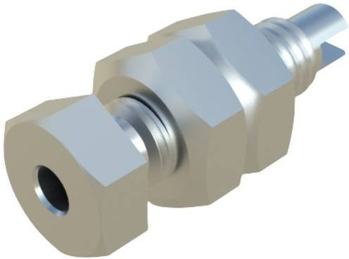 Hirschmann Test & Measurement MBU 10 Laborbuchse zum Einbau in Silber - Bild 1