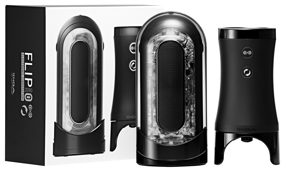 Tenga Electronic Vibrotation Masturbator-Aufsatz inklusive Flip Zero in Schwarz - Bild 4