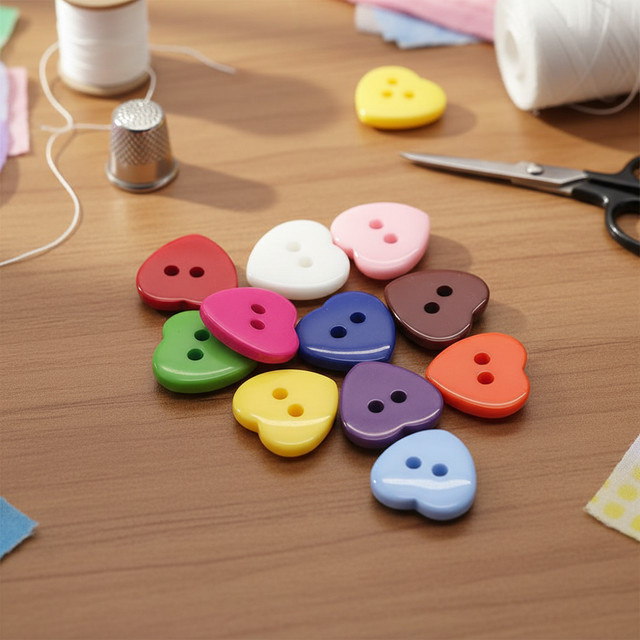 100 Stück dekorative Nähknöpfe mit Verkehrsmittel-Motiven von eelhoe, gemischte Doppelloch-Knöpfe aus Holz und Kunststoff in Multicolour für Scrapbooking und Bastelarbeiten - Bild 1