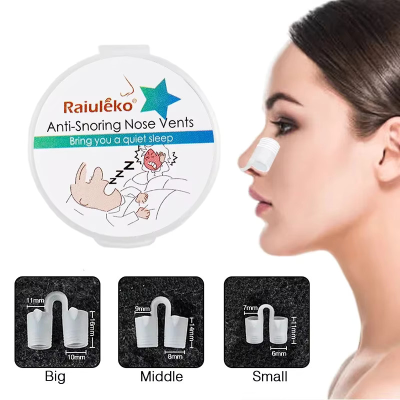 Raiuleko Anti-Schnarchen Nasen Dilatator, Silikon, Unisex - Bild 5