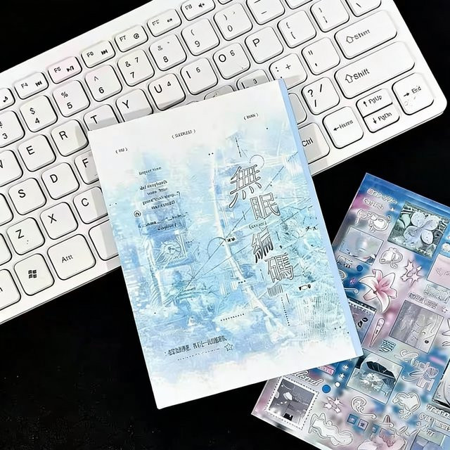 Ins Feng Wumian Coding Sticker Book DIY Dekorationsmaterial aus Papier für Studenten - Bild 1
