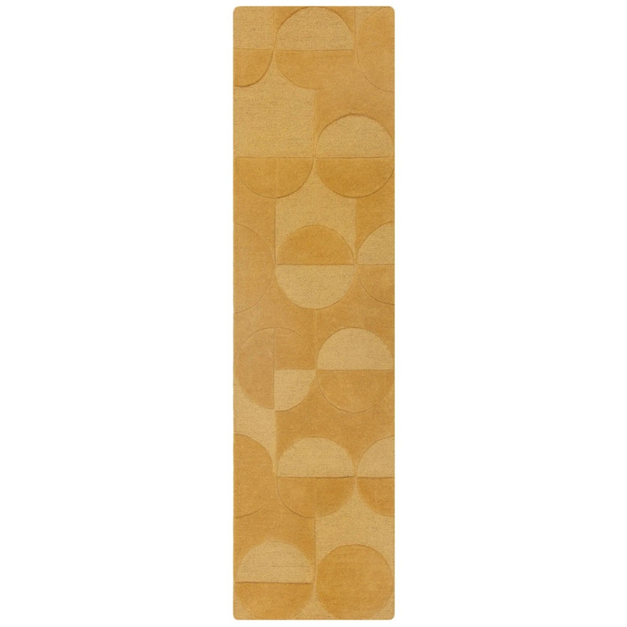 Flair Rugs Wollteppich Gigi Abstract Modern in Orange und Gelb B/T: 60 x 230 cm - Bild 2