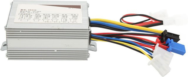 Fishine Elektrofahrrad Bürstencontroller 48V 500W mit Überstromschutz und sensibler Steuerung in Silber - Bild 1