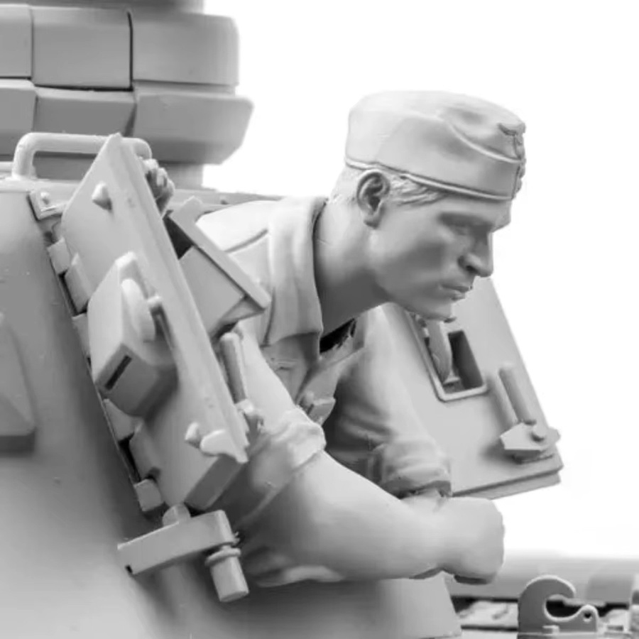 GK Resin-Soldatenmodell, Militärthema, Halbfigur, Bausatz, 1/16 - Bild 3