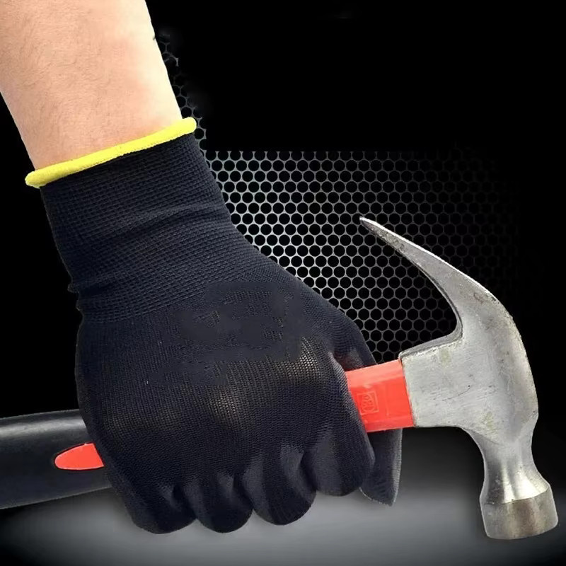 Dolphin Protect Sicherheitsarbeitshandschuhe aus Nylon mit PU-Beschichtung in Grau - Bild 3