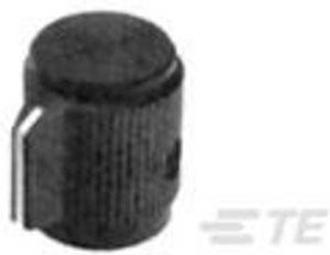 TE Connectivity Drehknopf mit Zeiger Schwarz Ø 12,7 mm 9-1437622-2 - Bild 1