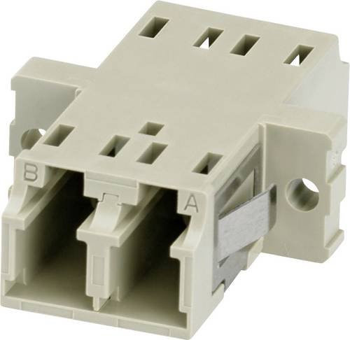 Phoenix Contact 1207355 LWL-Kupplung für Ethernet/LAN, 6er-Pack, grau/beige - Bild 1