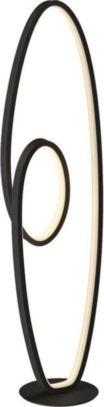 Lucande LED Stehlampe Bronwyn aus Aluminium in Anthrazit und Schwarz dimmbar modern - Bild 1