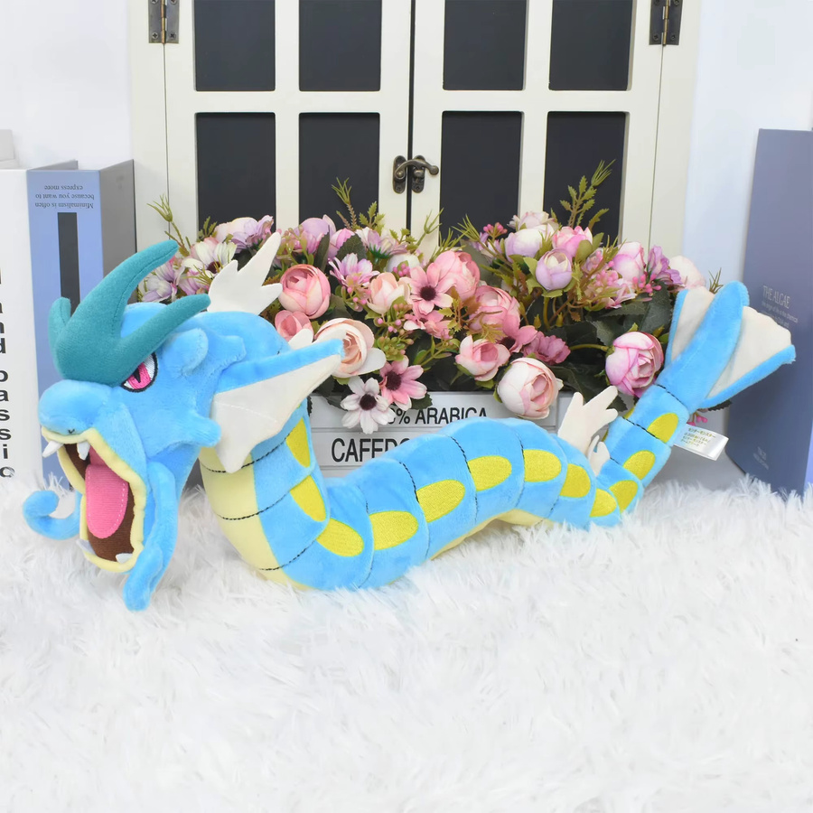 Bandai Pokémon Glänzende Gyarados-Tier-Plüschtiere, 2 Stile, Rot, Blau - Bild 2