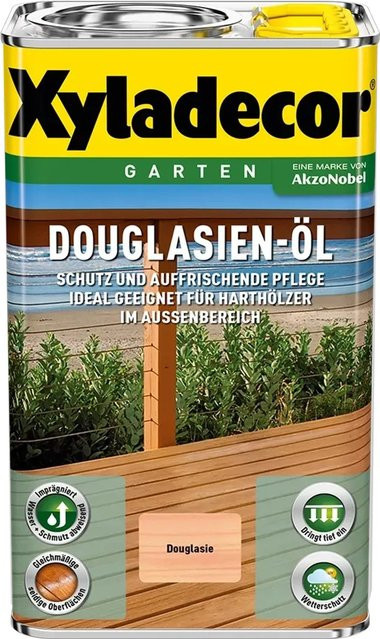 Xyladecor Douglasien-Öl Holzschutz für außen, Farbe: Braun, Glanzgrad: Seidenglänzend, Inhalt: 2,5 l - Bild 1