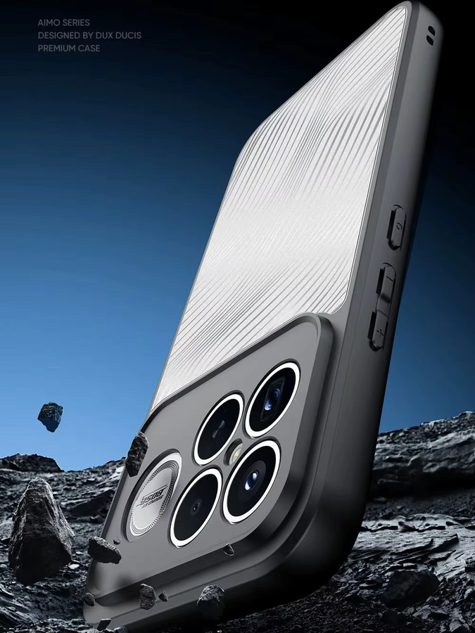 DUX DUCIS Handyhülle für Xiaomi Redmi K90 Pro Max, K80 und K70 Ultra, stoßfest und anti-fingerprint, transparent mit Acryl-Linien - Bild 5