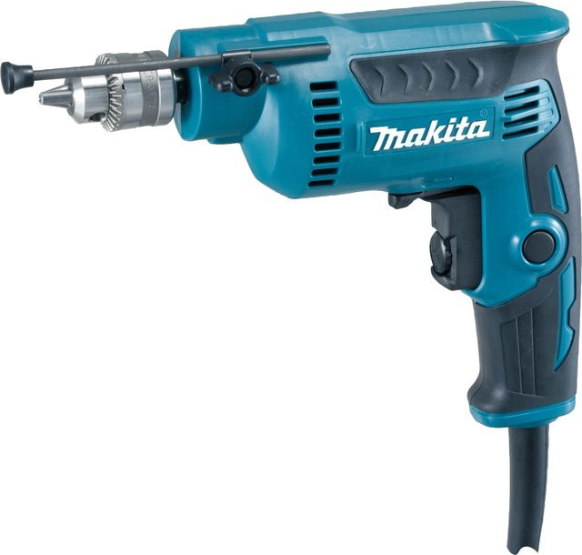 Makita Bohrmaschine DP2010J mit Koffer, 370 W, Blau - Bild 1