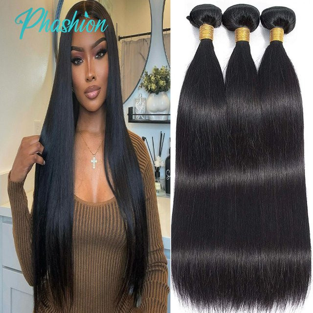 Phashion Remy Haar Extensions, Brasilianische Webart, 30-32 Zoll, Damen - Bild 1