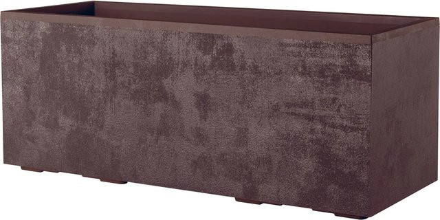 Deroma Pflanzkasten Millennium in Brownstone, Farbe: Brown, B/T/H: 99,3 x 39 cm x 37,6 cm - Bild 1