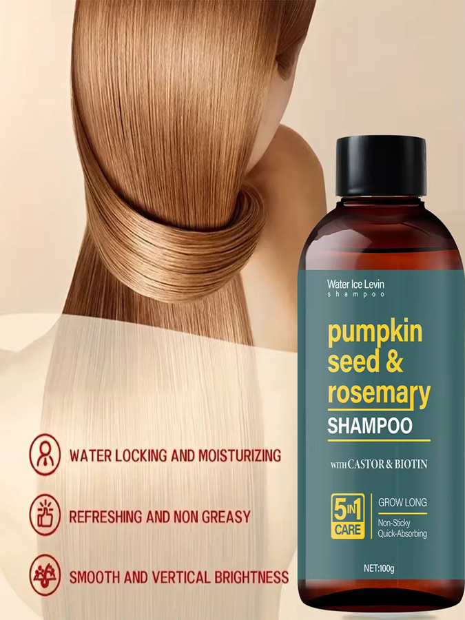 Water Ice Levin Shampoo mit Rizinusöl und Biotin, 100 g, Unisex - Bild 6