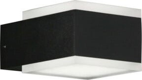 Böhmer LED Aussenleuchte Up-Down Wandlampe Schwarz aus Aluminium mit IP54 Schutzklasse - Bild 1