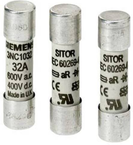 Siemens 3NC22320MK Zylindersicherungseinsatz 32A 690V Silber 10 Stück - Bild 1