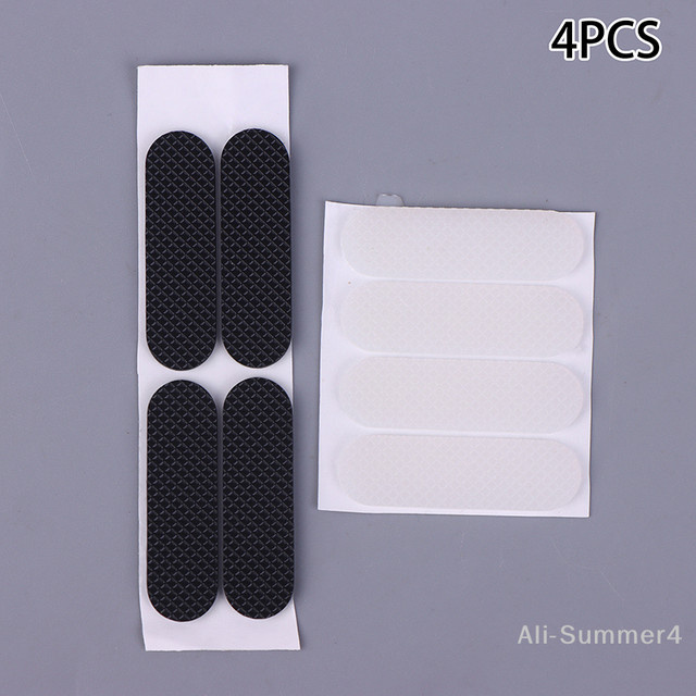 4er-Set Selbstklebende Gummi-Füße in Schwarz, 1,8 mm dicke Anti-Rutsch Silikon-Schutzpads für Tastaturen und Schränke - Bild 1