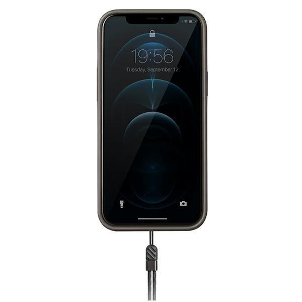 UNIQ iPhone 12 Pro Max Handyhülle Antimikrobiell Schwarz Camouflage - Bild 4