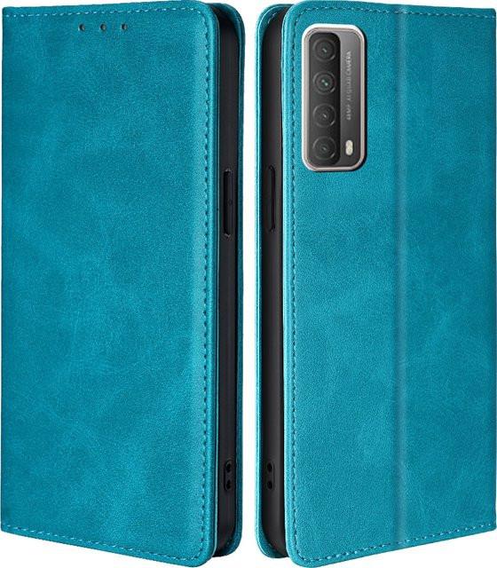 Magnetische Flip-Schutzhülle im Retro-Leder-Design für Huawei P Smart 2021, Y9S, Y7P, Y6P, Y7A, Y9A in Braun - Bild 1