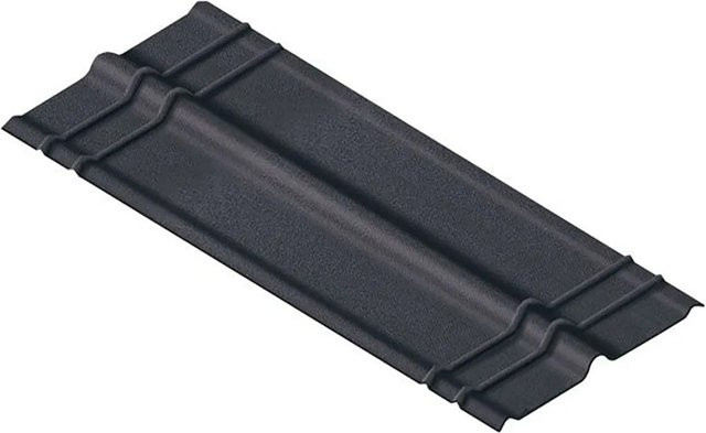 Onduline Firsthaube Schwarz für Base Bitumenwellplatte B: 1000 mm, H: 180 mm - Bild 1