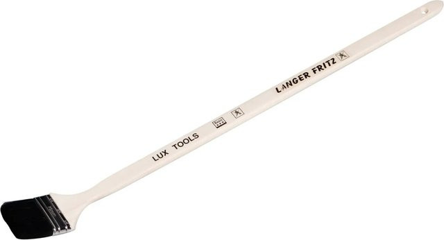 LUX-TOOLS Fassadenpinsel Langer Fritz in Natural mit Holzgriff und schwarzem Akzent, Breite: 7,5 cm - Bild 1