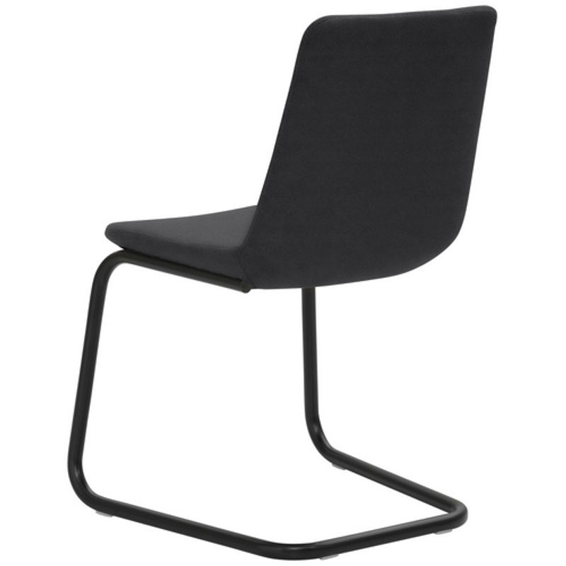 Mayer Sitzmöbel Stuhl 2008 aus Stahl und Stoff in Grau, B/H/T: 53 x 87 x 54 cm - Bild 3