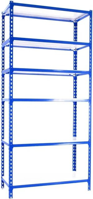PROREGAL Schwerlastregal Giant Metal Shark aus Metall in Blau, H x B x T: 250 x 120 x 40 cm - Bild 1