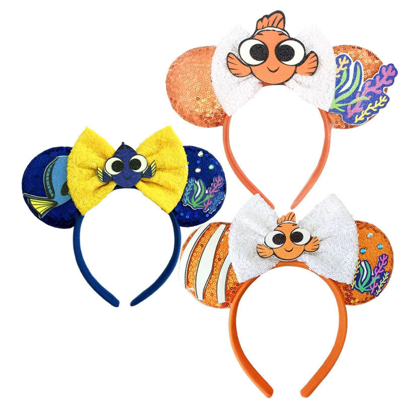 Disney Mickey Ohren Stirnband, 3-teiliges Set, Bunt / Mehrfarbig - Bild 2