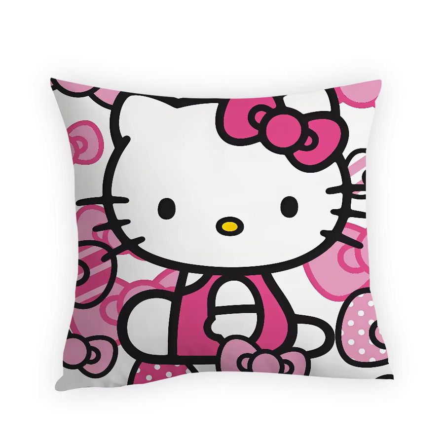HelloKitty Kissenbezug mit süßem Cartoon-Katzen-Design in Multicolor für Sofa und Wohnzimmer - Bild 6