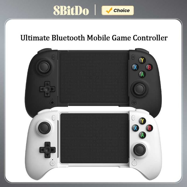 8BitDo Ultimate Bluetooth-Mobilspielcontroller in Schwarz mit Hall-Joysticks und Auslösern für Android-Smartphones und Tablets - Bild 1