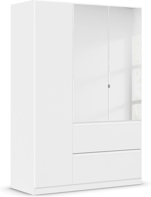 RAUCH BLUE Costa Drehtürenschrank mit Spiegel in Alpinweiß, B/T/H: 136 x 66 x 197 cm - Bild 1