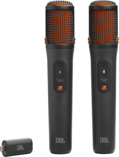JBL EasySing MIC Kabelloses Karaoke-Mikrofon Schwarz mit USB-C - Bild 1