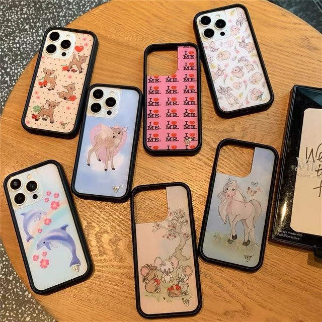 Wildflower 3D Handyhülle für iPhone 12 bis 17 Pro Max Plus mit niedlichem Cartoon-Motiv in Multicolour - Bild 1