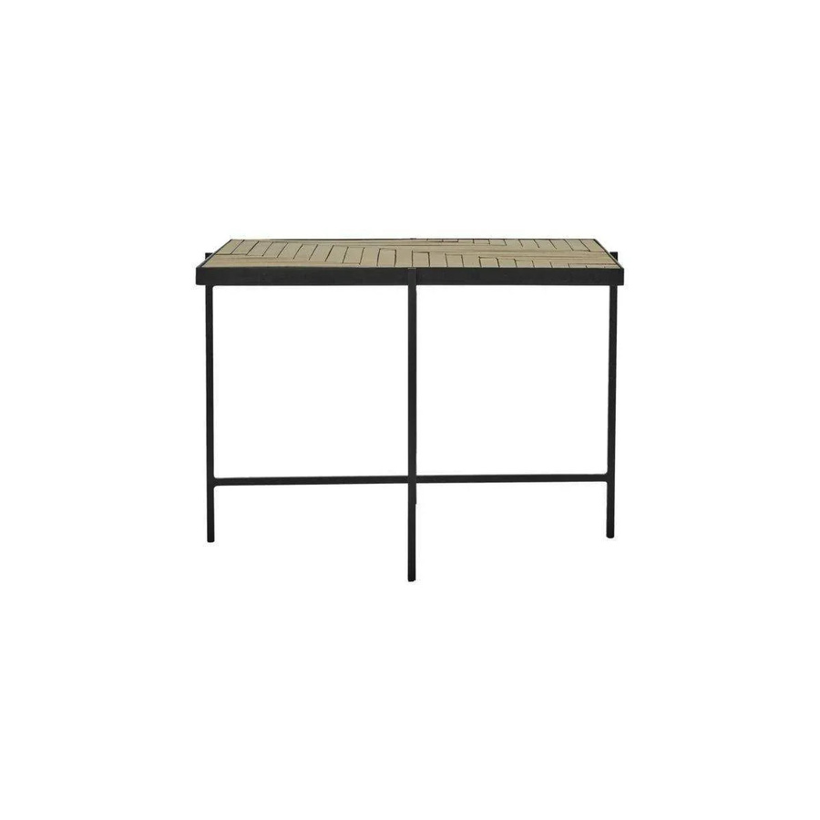 House Doctor Couchtisch Grade aus Keramik und Eisen in Beige, B/T/H: 63 x 63 x 63 cm - Bild 1