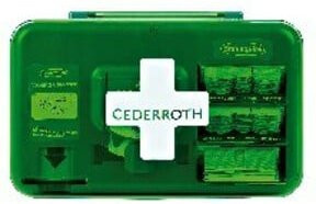 Orkla Care Wundversorgungsspender B306 in Grün und Transparent, B: 30,6 cm, H: 15,5 cm, T: 15,5 cm - Bild 1