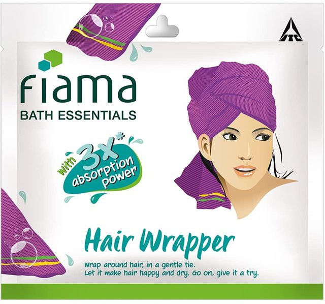 Fiama Mikrofaser-Haartuch, weiß, Damen - Bild 1