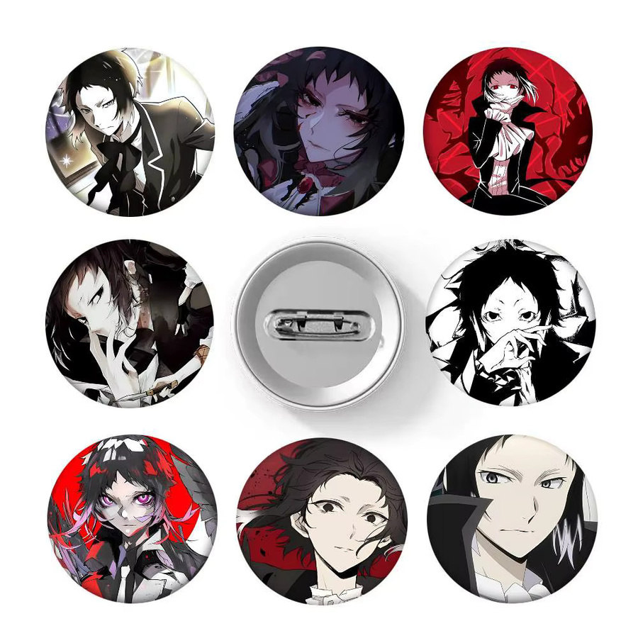 KAYOU Brosche, R-Ryunosuke Akutagawa, Rundes Abzeichen - Bild 2