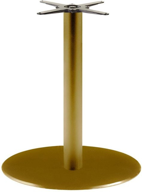 RestooTab Tischsäule für XL-Tisch Modell Rome in Gold, B/T/H: 60 x 60 x 73 cm - Bild 1
