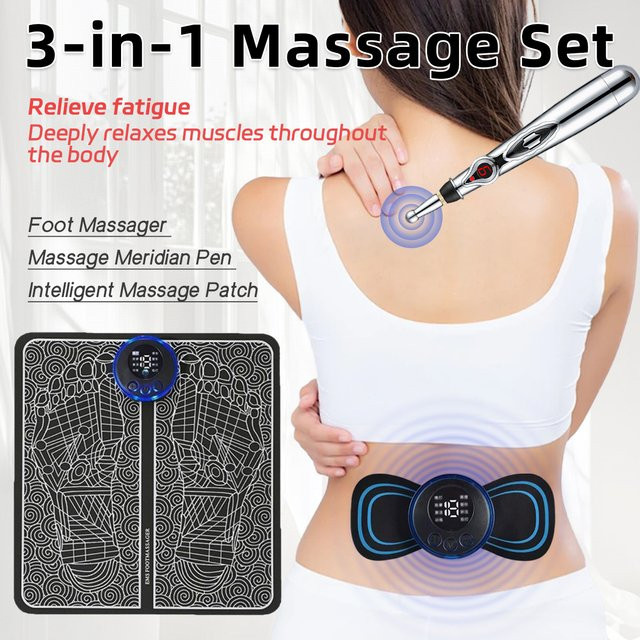 OREADEX Smart Massage Set, Ganzkörper- und Fußmassagegerät - Bild 1