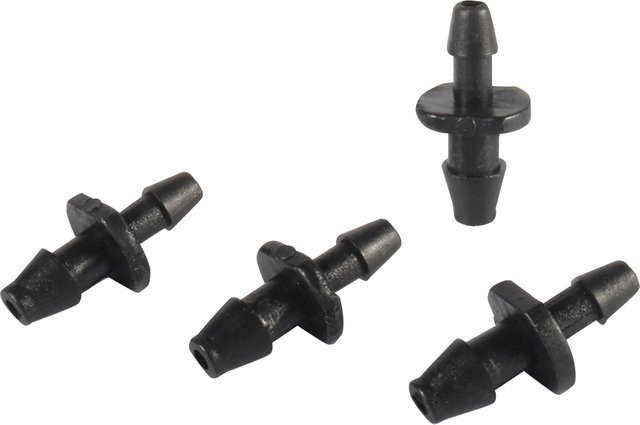 Adhere To Fly 100er Set Schlauchverbinder Hose Tail 1/4 Zoll zu 1/8 Zoll für 4/7mm zu 3/5mm Bewässerungsschläuche Gerade Schnellkupplung - Bild 1