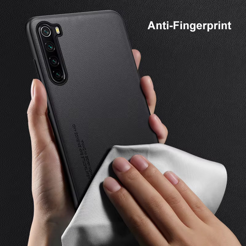 Stoßfeste OnePlus Nord 5G Schutzhülle aus luxuriösem PU-Leder und Silikon in Schwarz - Bild 4