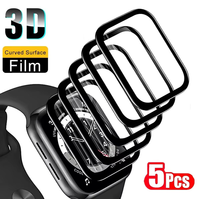Displayschutzfolie für Apple Watch Serie 9 8 7 6 Ultra 49mm 45mm 44mm 42mm 41mm 40mm 38mm Soft Film Transparent - Bild 6