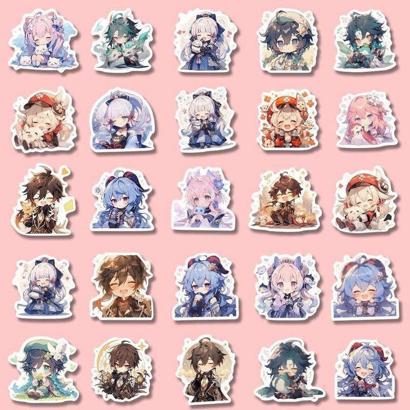 Yiran toy 1 Genshin Impact Anime Sticker 100-teiliges Set - Bild 2