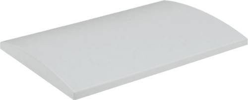 Schneider Electric Regenhaube NSYTJPLA54G aus Polyester in Lichtgrau (RAL 7035) Breite: 50 cm, Höhe: 3,8 cm - Bild 1