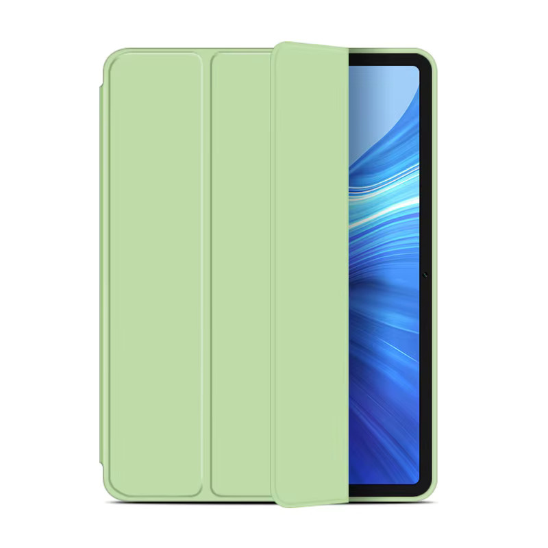 Smart Cover Schutzhülle für Samsung Galaxy Tab A11 8,7 Zoll SM-X135N SM-X133 mit weicher Rückseite in Blau und Grün - Bild 1