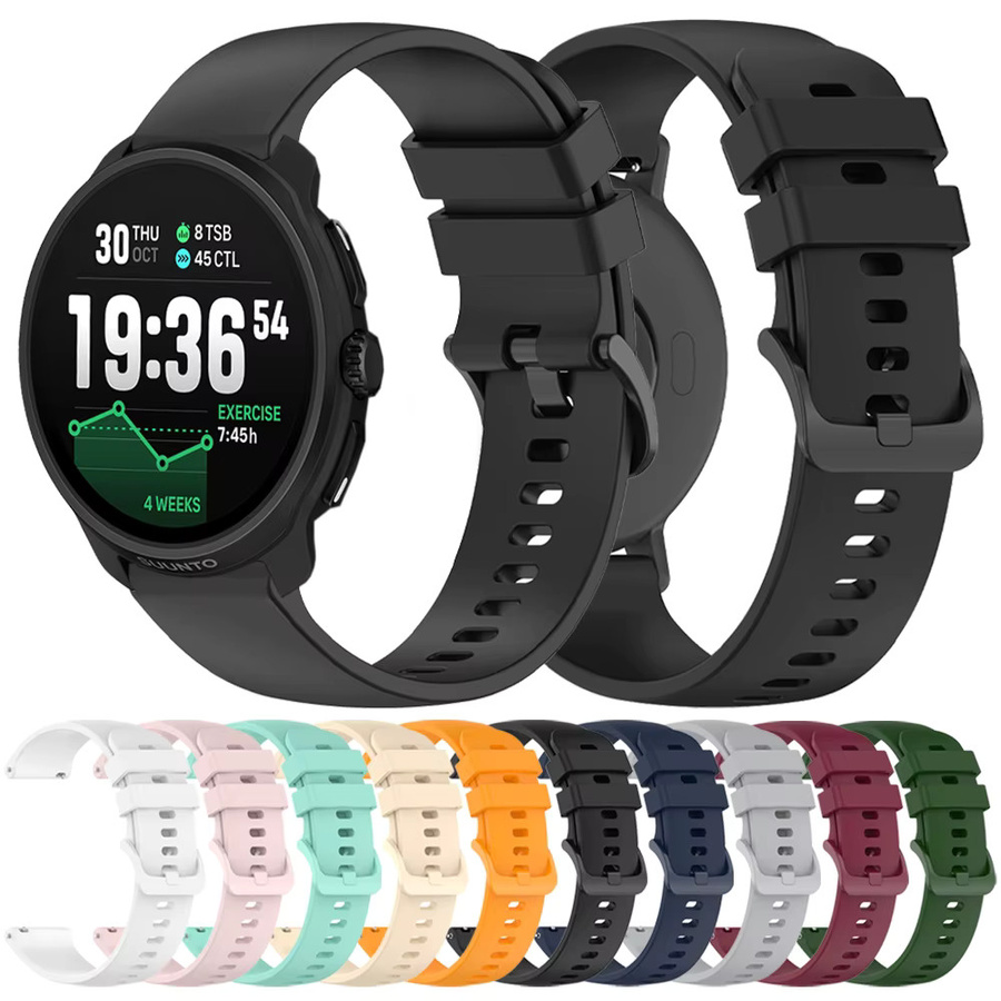Suunto Uhrenarmband Silikon, 22 mm, blue, multicolour - Bild 4