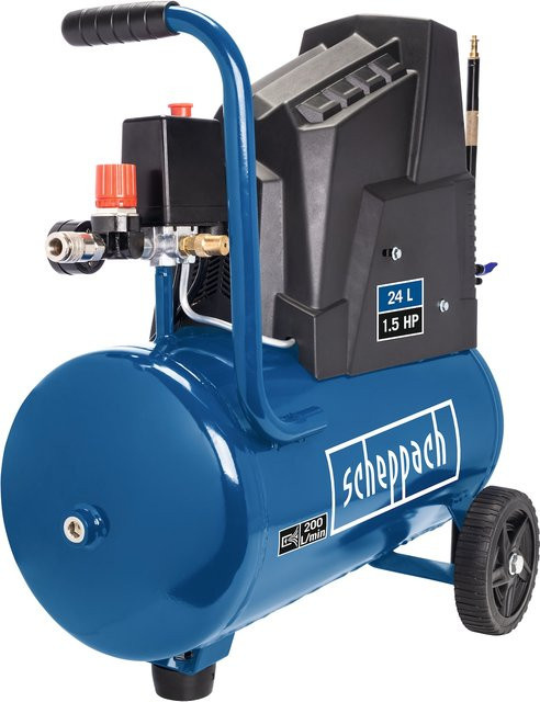 Scheppach Kompressor HC30ox in Blau mit 24 l Fassungsvermögen - Bild 1