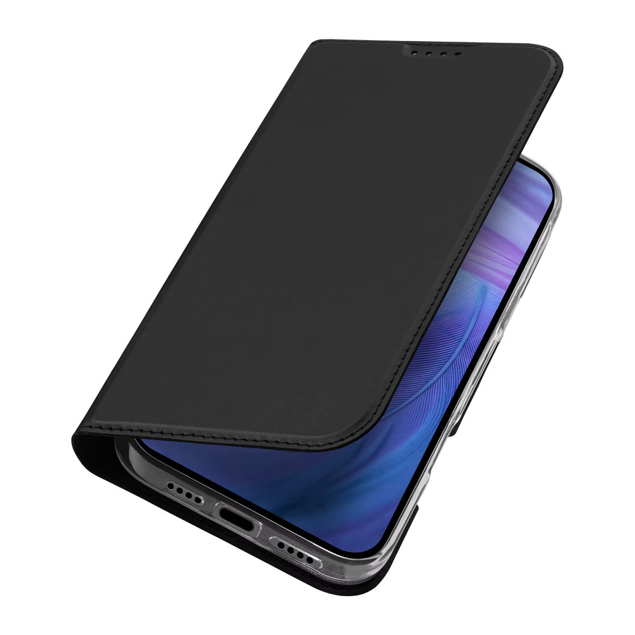 DUX DUCIS PU-Leder Klapphülle mit Kartenfach für iPhone 16e, iPhone 16 Pro Max, iPhone 16 Plus und iPhone 16 Pro in Schwarz oder Pink - Bild 2