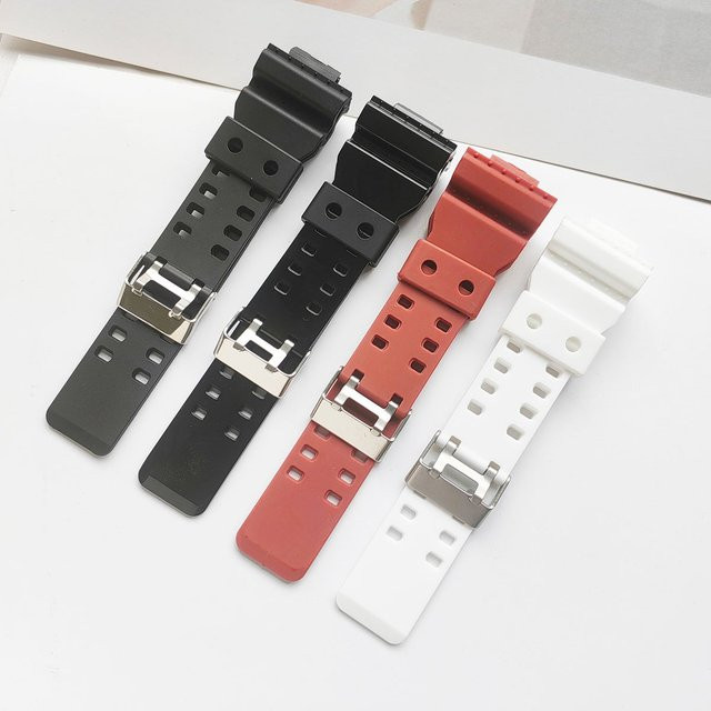 VNWCT Uhrenarmband, Kunststoff, Schwarz, Herren, 16 mm - Bild 1